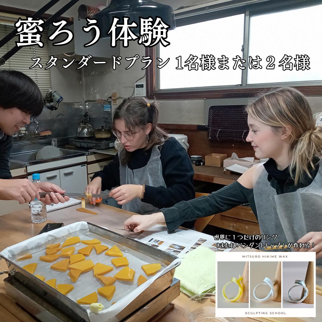 【ふるさと納税】蜜ろう彫金教室 蜜ろう体験 体験チケット 体験教室 シルバージュエリー ハンドメイド オリジナル 1名 ペア スタンダードプラン 立川市 バンブービレッジ アメリカンビレッジ