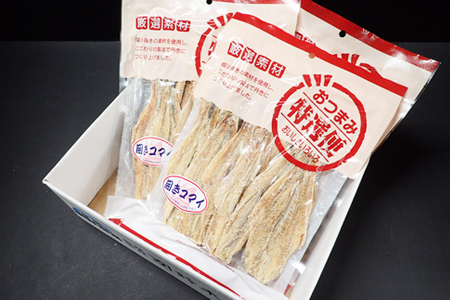 根室海鮮市場＜直送＞開きコマイ(珍味)100g×3P G-28033