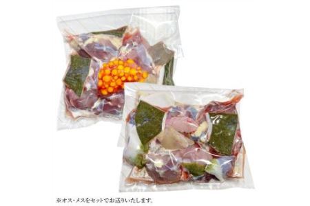 加工済みスッポン ハーフサイズ 2個セット (オスメス) (冷凍) 各約400g