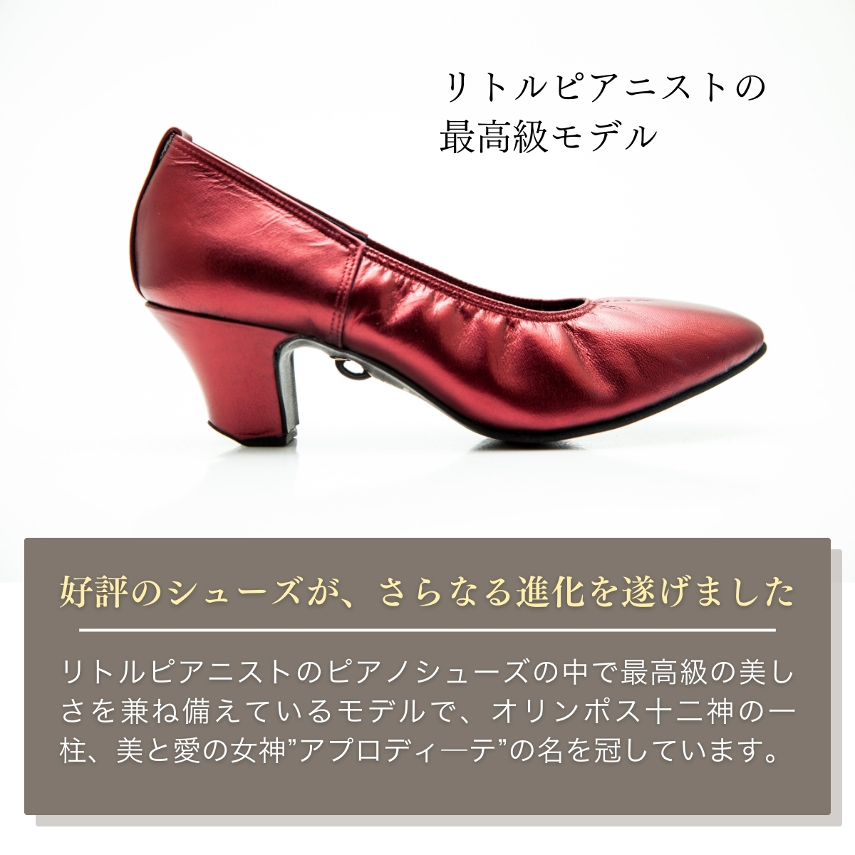 ＜22.5cm＞ヒール高5cm 3WAYシリーズ最高峰ピアノシューズ アプロディーテ(ワイン) | 靴 くつ シューズ レディース 日本製 特許取得 滑り止め付 負担軽減 ピアノ 専用 お洒落 オシャ