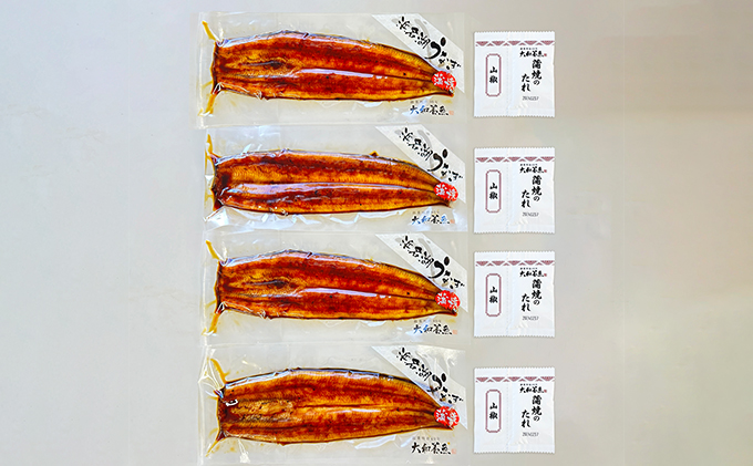 うなぎ 浜松 ウナギ 蒲焼 120g × 4尾 （計480g） 国産 浜名湖 