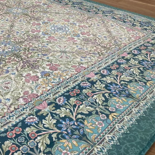 【訳あり 数量限定】ファインペイント カーペット 1枚 【正方形】 190×190cm グリーン SH-3704S