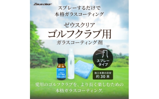 ゴルフクラブ用ガラスコーティング剤 スプレータイプ　20ml【1753741】