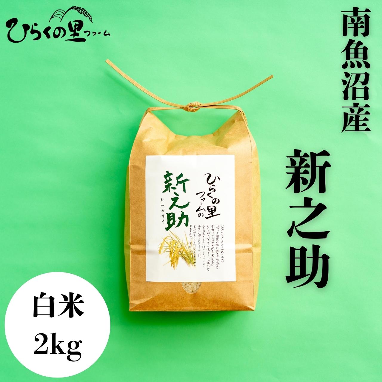 【ふるさと納税】【R7年産】金賞 南魚沼産新之助 白米2kg きらめく大粒！ ひらくの里ファーム | お米 こめ 白米 新之助 食品 人気 おすすめ 送料無料 魚沼 南魚沼 南魚沼市 新潟県産 新潟県 精米 産直 産地直送 お取り寄せ