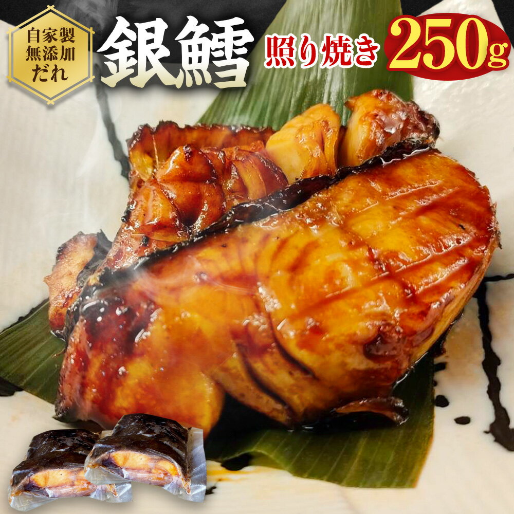 【ふるさと納税】銀たら 照り焼き 250g 銀タラ 銀ダラ てりやき お魚 湯煎 惣菜 簡単調理 冷凍 幸田町 送料無料