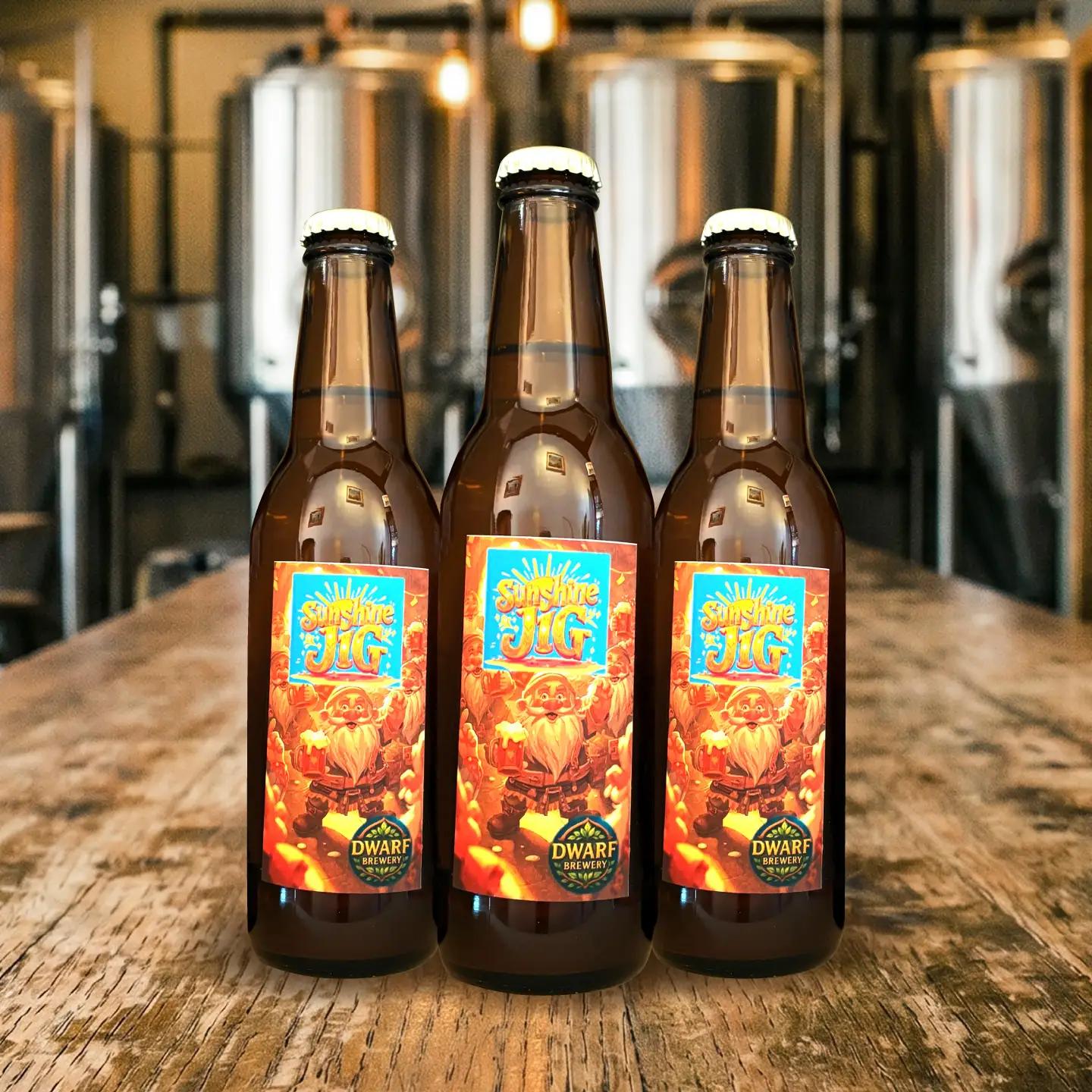 クラフトビール サンシャインジグ 330mL×3本 SunshineJig ビール お酒 クラフトビール 地ビール 瓶ビール /DwarfBrewery[UFD003]