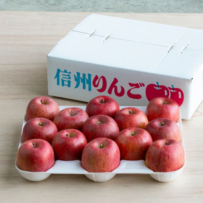 北城農園で人気の南信州産りんご（完熟サンふじ  11-13玉 約4kg)令和6年分先行予約
