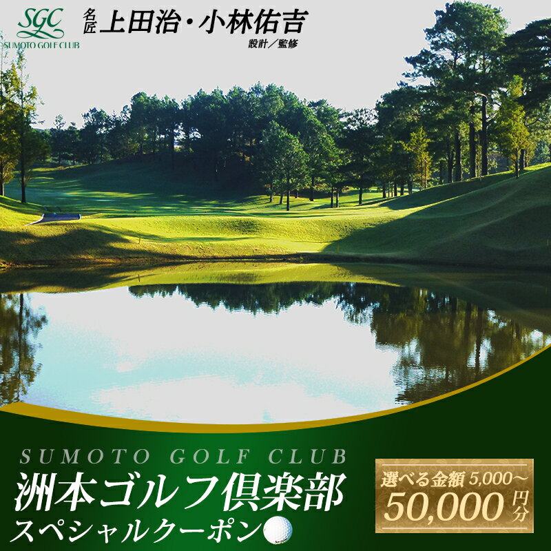 【ふるさと納税】【選べる！】洲本 ゴルフ倶楽部 スペシャルクーポン 5000～50000円分 ゴルフ ゴルフ場 利用券 ゴルフプレー券 ゴルフ場利用券 ゴルフ場予約 関西 兵庫 淡路島