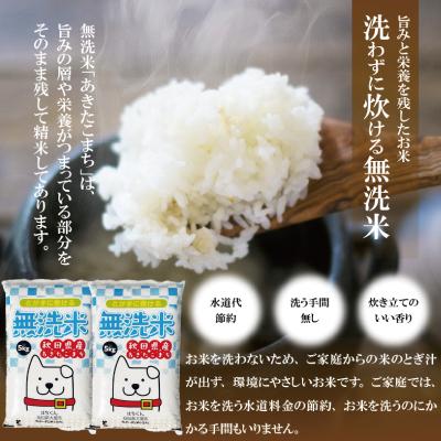 ふるさと納税 大館市 【令和7年産】秋田県産あきたこまち(無洗米)10kg |  | 02