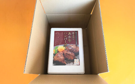 【全6回定期便】【限定数量】熊本和牛あか牛ハンバーグセット　約120g×6個 / 菊陽町 あかうし 熊本県 肉 にく niku ブランド 旨み【有限会社　三協畜産】[BHAS034]