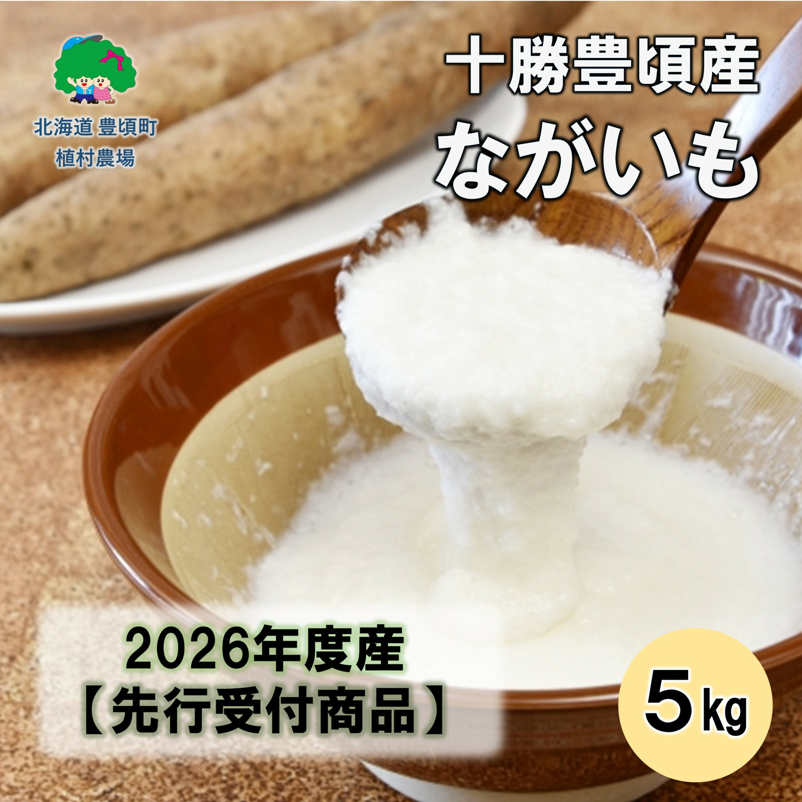 【ふるさと納税】【秋掘り】 先行予約 十勝豊頃産 ながいも5kg 【2026年初冬出荷】 植村農場 北海道 十勝 豊頃町 予約 特産 農家直送 数量限定 送料無料《12月上旬頃から出荷》