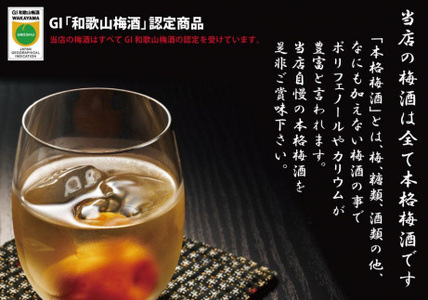 自家農園産 完熟南高梅梅酒 2種 A-031a
