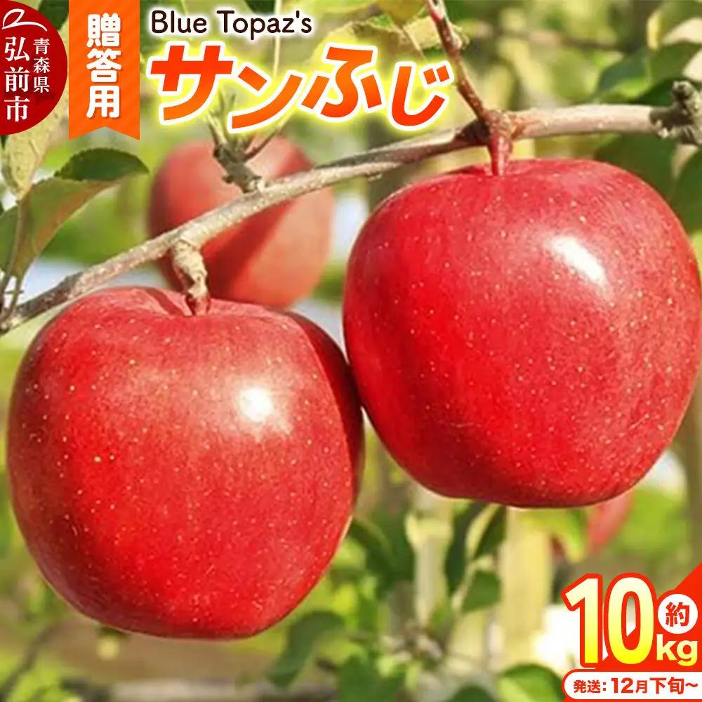 【26年12月下旬～発送】りんご サンふじ【贈答用】約10kg 内のし付き 先行受付 青森県 弘前市