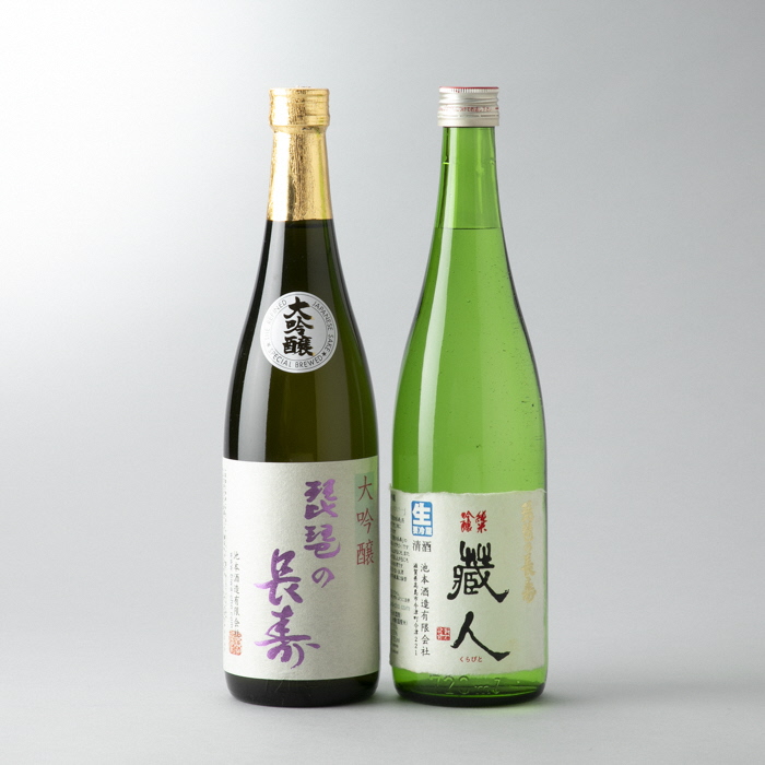 【I-807】池本酒造　琵琶の長寿 大吟醸・琵琶の長寿 純米吟醸「蔵人」セット　720ml×2本【高島屋選定品】_イメージ2