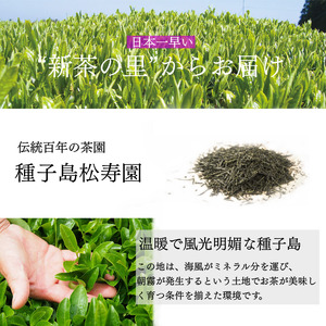 種子島 松寿園 特選 たねがしま翠 1袋　NFN615【125pt】// 新茶 緑茶