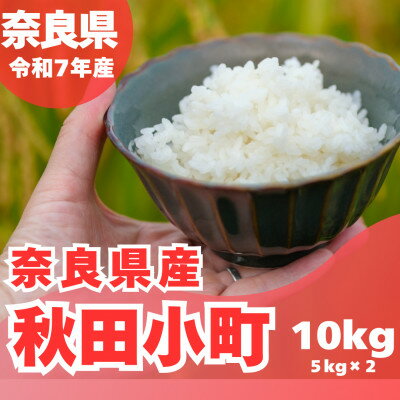 【ふるさと納税】【令和7年産】奈良県産 あきたこまち 精米 10kg ( 5kg×2 )【1457054】