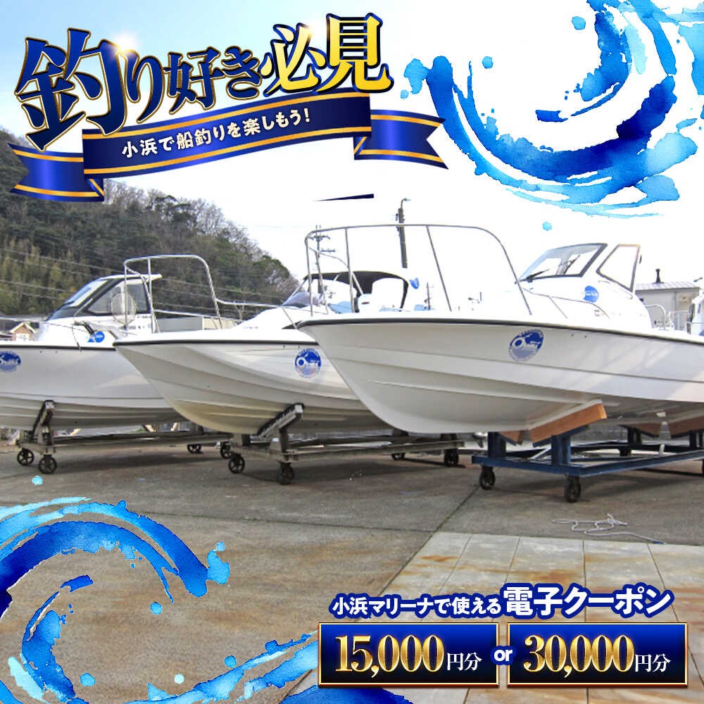 【ふるさと納税】【会員様限定】小浜マリーナで利用できるMポイント 1.5万円分/3万円分 小浜市 / 小浜マリーナ [BFCT001] [BFCT002]