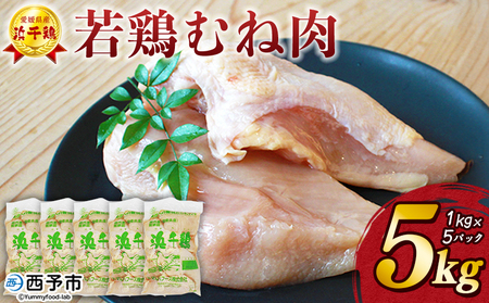 ＜銘柄鶏 浜千鶏 愛媛県産 若鶏むね肉 4kg（1kg×4）＞ 国産 鶏肉 鳥肉 とり チキン むね肉 ムネ はまちどり 精肉 にく ブロック 料理 アレンジ 夕飯 夕食 お弁当 昼食 唐揚げ から揚げ マルハフーズ株式会社 愛媛県 西予市 【冷凍】『1か月以内に順次出荷』OMF0001