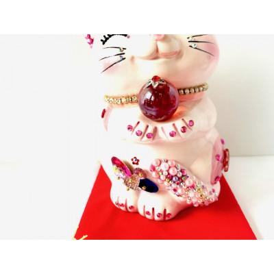 ふるさと納税 中間市 風水ハッピーキャット(LL)レギュラー版ピンク |  | 03