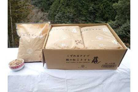 M408　森のねこトイレ　くずれるタイプ　５Ｌ×１２袋