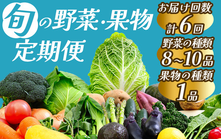 旬の野菜と果物セット 6ヶ月間の定期便　【 野菜 】