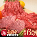 【ふるさと納税】【全6回】最高級の牛肉をヘルシーに堪能♪ A4 A5 佐賀牛 あっさり 赤身 定期便 6,000g 総計6kg 吉野ヶ里町/ミートフーズ華松 [FAY020]