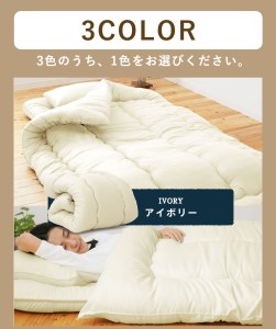 防ダニ抗菌掛け布団 セミダブルロング 秋冬用 170cm×210cm 3色から選べる