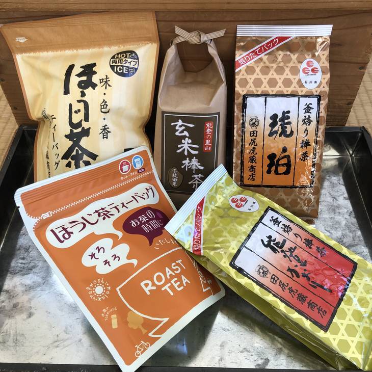 【ふるさと納税】【能登半島地震復興支援】七尾のお茶屋の自家製ほうじ茶詰合せ｜お茶 茶葉 ティーパック ほうじ茶 釜焙り 棒茶 緑茶 ギフト 　 石川県 七尾市 能登