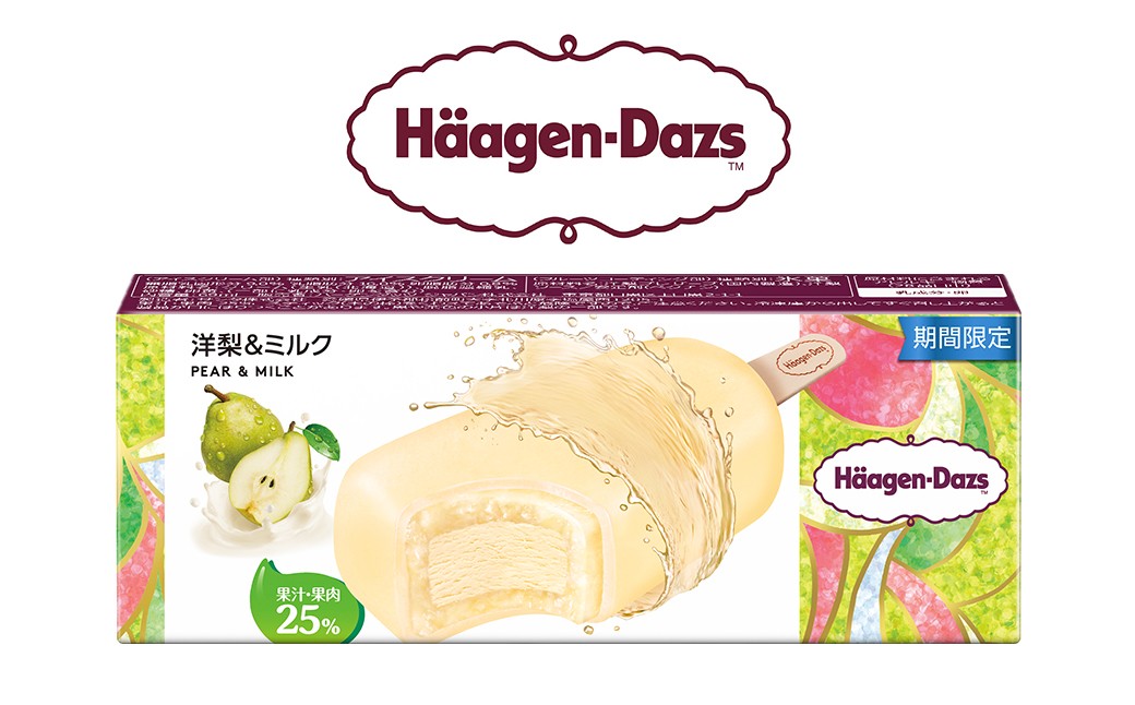 ハーゲンダッツバー 洋梨ミルク 20本セット【えひめの町（超）推し！（松前町）】