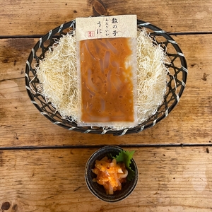 王様の塩辛 雲丹風味 1パック【あおりいか 塩辛 うに おつまみ 珍味 惣菜 海鮮 いかの塩辛 珍味 お取り寄せ 御中元 お中元 お歳暮 父の日 母の日 贈り物 日本酒 焼酎 】【神奈川県小田原市早川