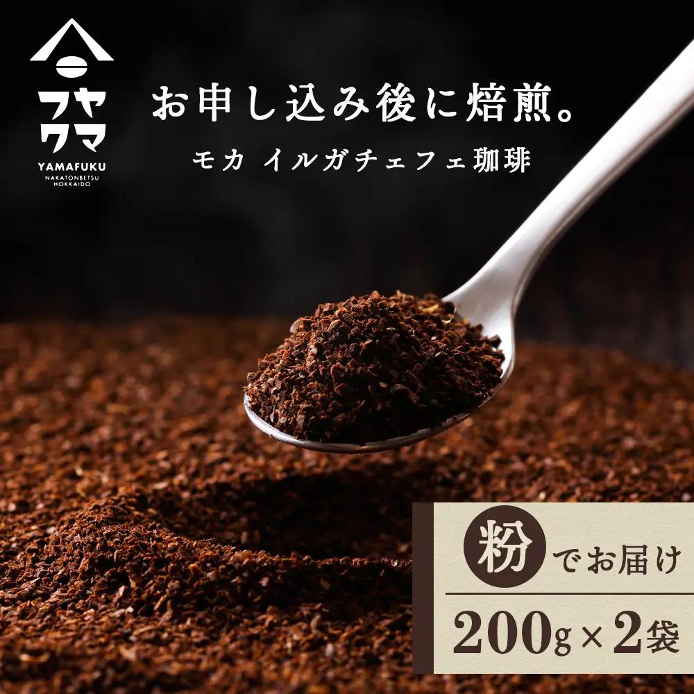 イルガチェフェ（粉） 200g×２袋 自家焙煎珈琲 コーヒー