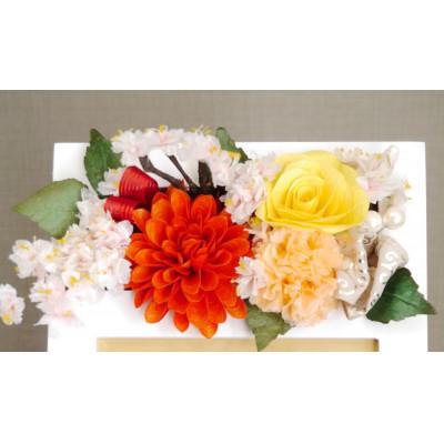 ふるさと納税 鯖江市 福井県の伝統工芸品　越前和紙でつくったフォトフレーム_ダリア