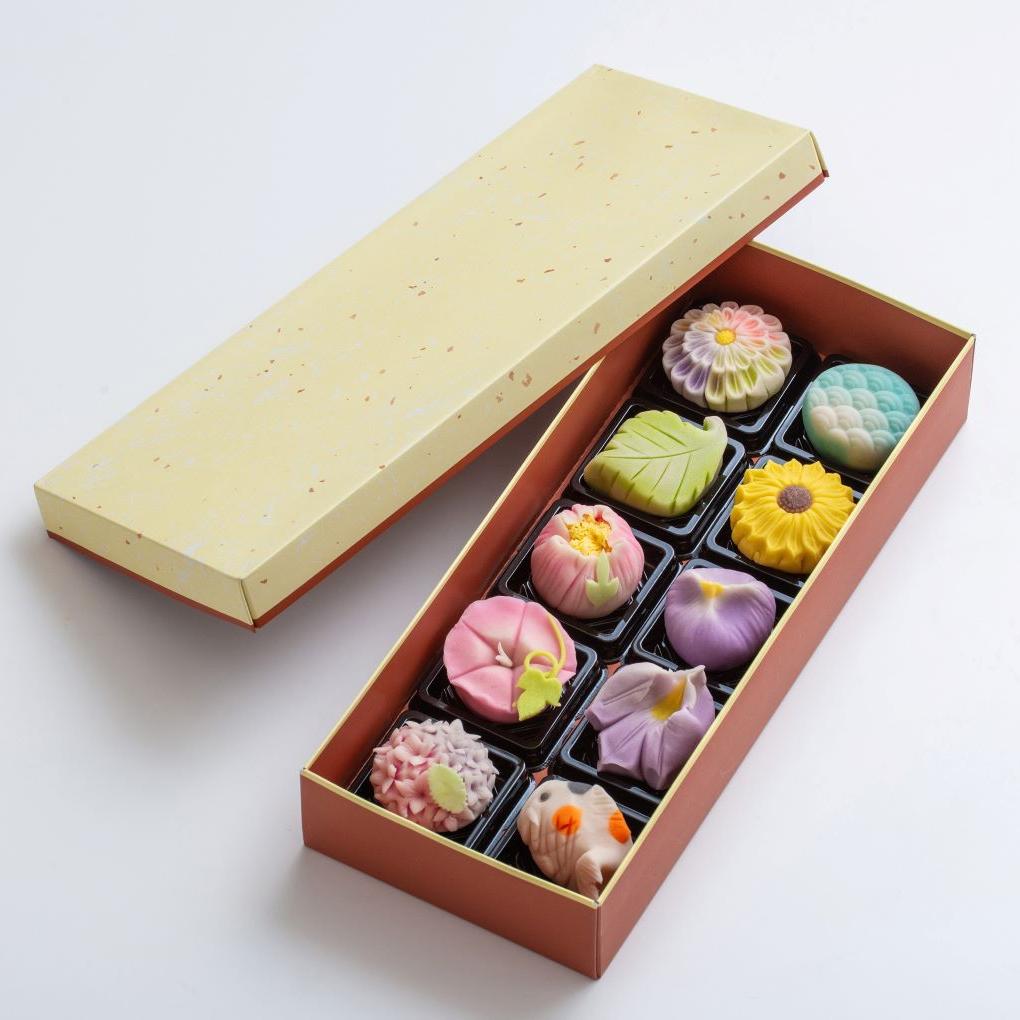 【スイーツ】「夢菓子工房ことよ」季節の練り切り菓子 夏篇 10個　ずーっと、眺めていたくなりますが、お早目にお召し上がりください。_イメージ5
