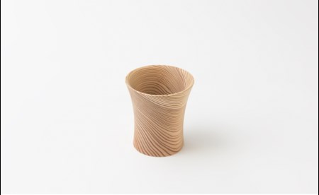 【FIL】小国杉カップ(大) SUGI CUP LARGE　ビアカップ 大 コップ 割れない 木製 食器 杉 小国杉 受注生産 ビール おしゃれ ギフト 贈答用 Foreque 熊本 阿蘇 南小国町