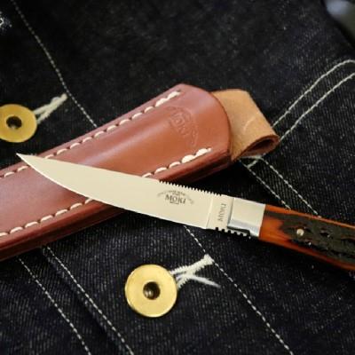 ふるさと納税 関市 アウトドアナイフ トラウト&バード(フラット)ジグドボーン TS-535ANZ モキナイフ |  | 01