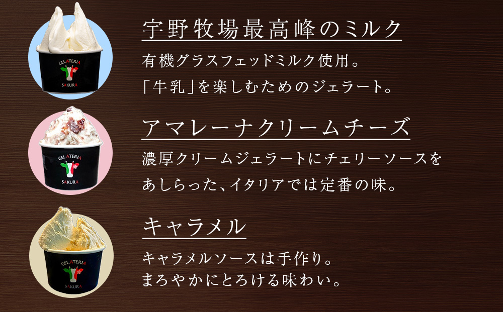 幸せな牛のミルクからできたジェラート ミルク＆クリーミー6個セット ＜株式会社SAKURA STYLE＞