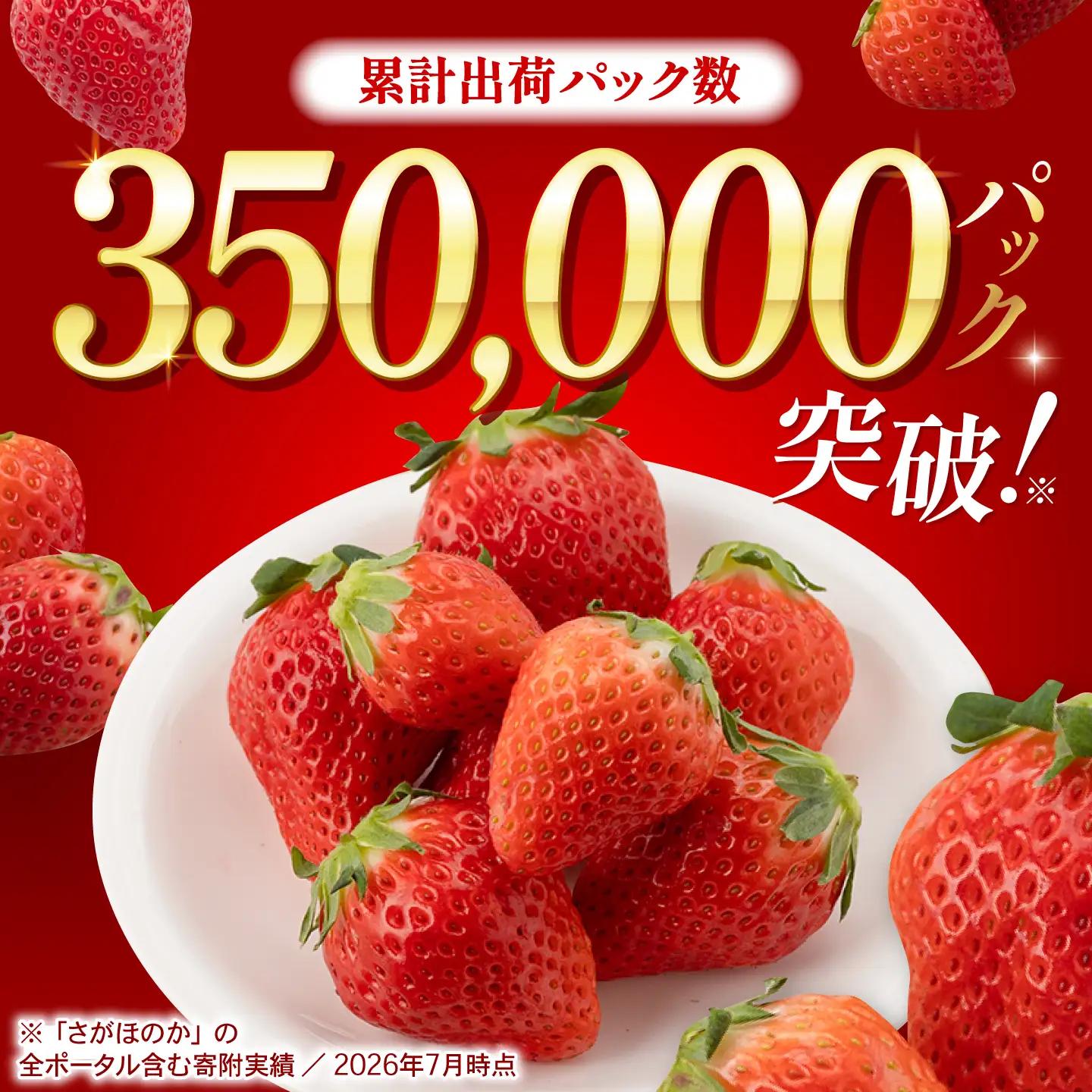 【先行予約】【2027年1月以降発送】【3回定期便】いちご「さがほのか」約150g×6P/回（計2.7kg） /  いちご [IAA031]