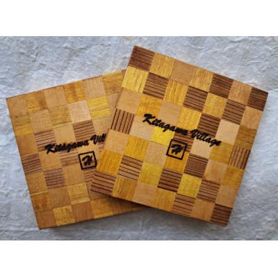 ふるさと納税 北川村 北川村の木工品【コースターB】