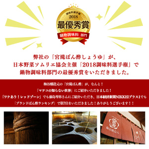 調味料 ぽん酢しょうゆ 360ml 3本 [BRBE034]