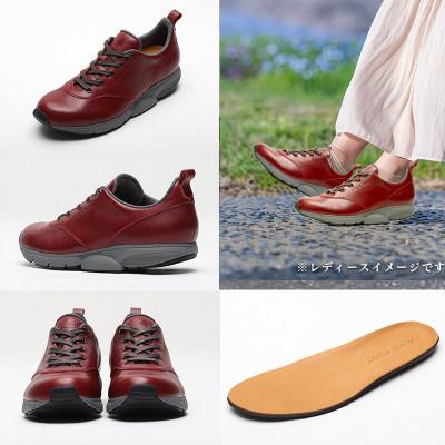ふるさと納税 大和郡山市 ミッドフット 23.0cm WINE(ワイン) レザースニーカー 婦人靴 牛革 MF002JL |  | 01