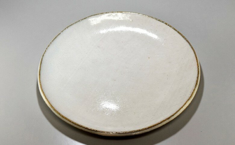 【ふるさと納税】萩焼 皮くじら丸皿