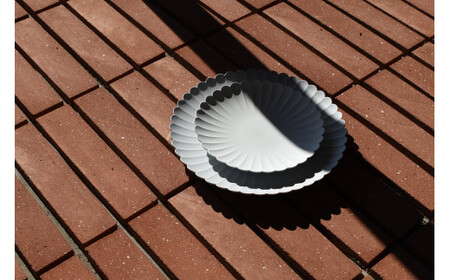 A18-20 1616/ Palace Plate 160&220 2枚セット 有田焼 器 食器 皿 グレー プレート