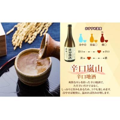 ふるさと納税 嵐山町 地酒2本セット「吟醸酒おおむらさき720ml」「辛口嵐山720ml」[No.5755-0258] |  | 01