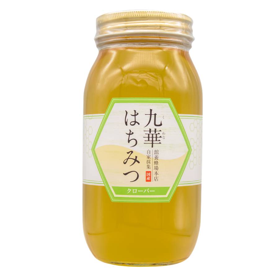＜舘養蜂場本店＞「九華はちみつ」（クローバー）1000ｇ