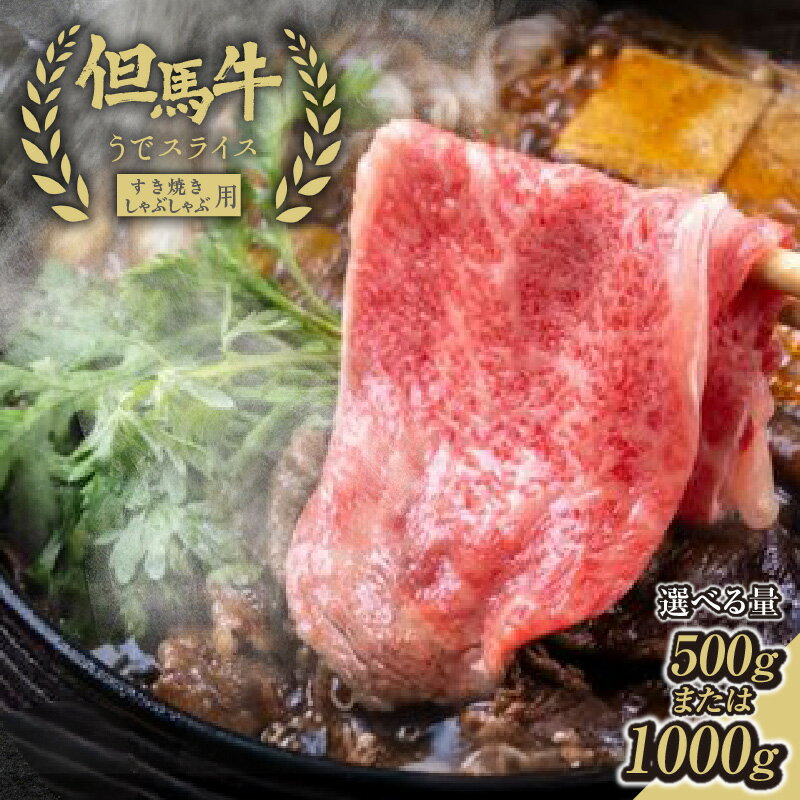 【ふるさと納税】但馬牛 うでスライス すき焼き・しゃぶしゃぶ用【選べる内容量 500g・1000g】うでスライス☆ 世界農業遺産 但馬牛 和牛 国産 牛肉 高級肉 すき焼き用 うで肉 しゃぶしゃぶ ブランド肉 人気 ランキング たじまうし 香美町 特産 冷凍便 73-02 送料無料