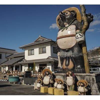 ふるさと納税 甲賀市 甲賀市 信楽焼 扇型あかり(大)室内用 (545-01) |  | 01