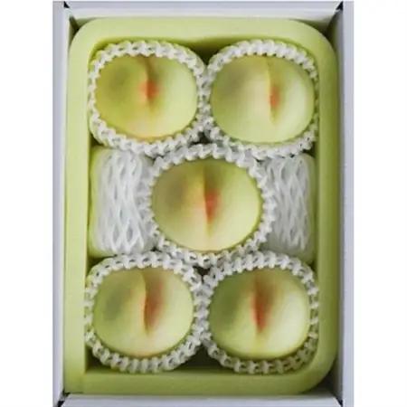 【先行受付】岡山県産　白桃 5玉(1.5kg以上) 等級:ロイヤル 木箱入り【配送不可地域：離島・北海道・沖縄県】【1499101】