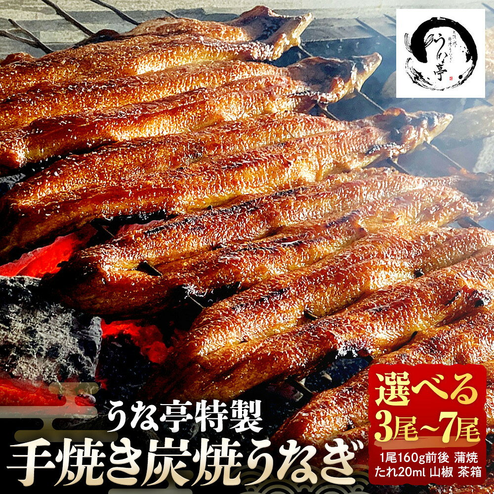 【ふるさと納税】【数量が選べる】うな亭特製手焼き炭焼うなぎ