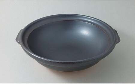 有田焼 黒 尺土鍋【ヤマト陶磁器】磁器 陶磁器 土鍋 鍋 遠赤外線 耐熱 耐久 保温 電子レンジ可 オーブン可 ブラック シンプル A85-31