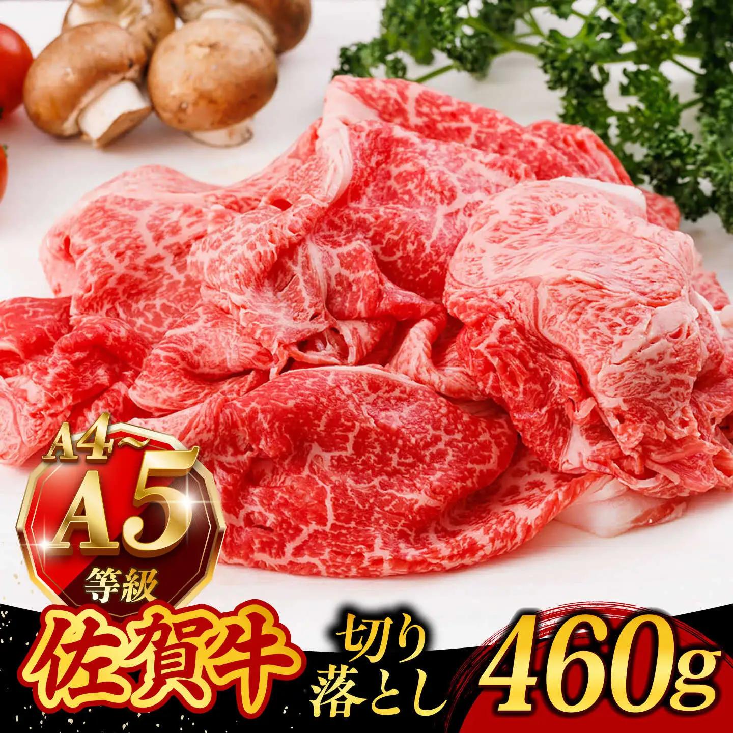 佐賀牛 牛肉切り落とし 460g 牛 [UCC010]